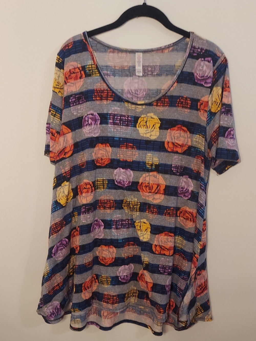 LuLaRoe Perfect Tee - Navy, Gray, Yellow, Orange, Purple, Pink